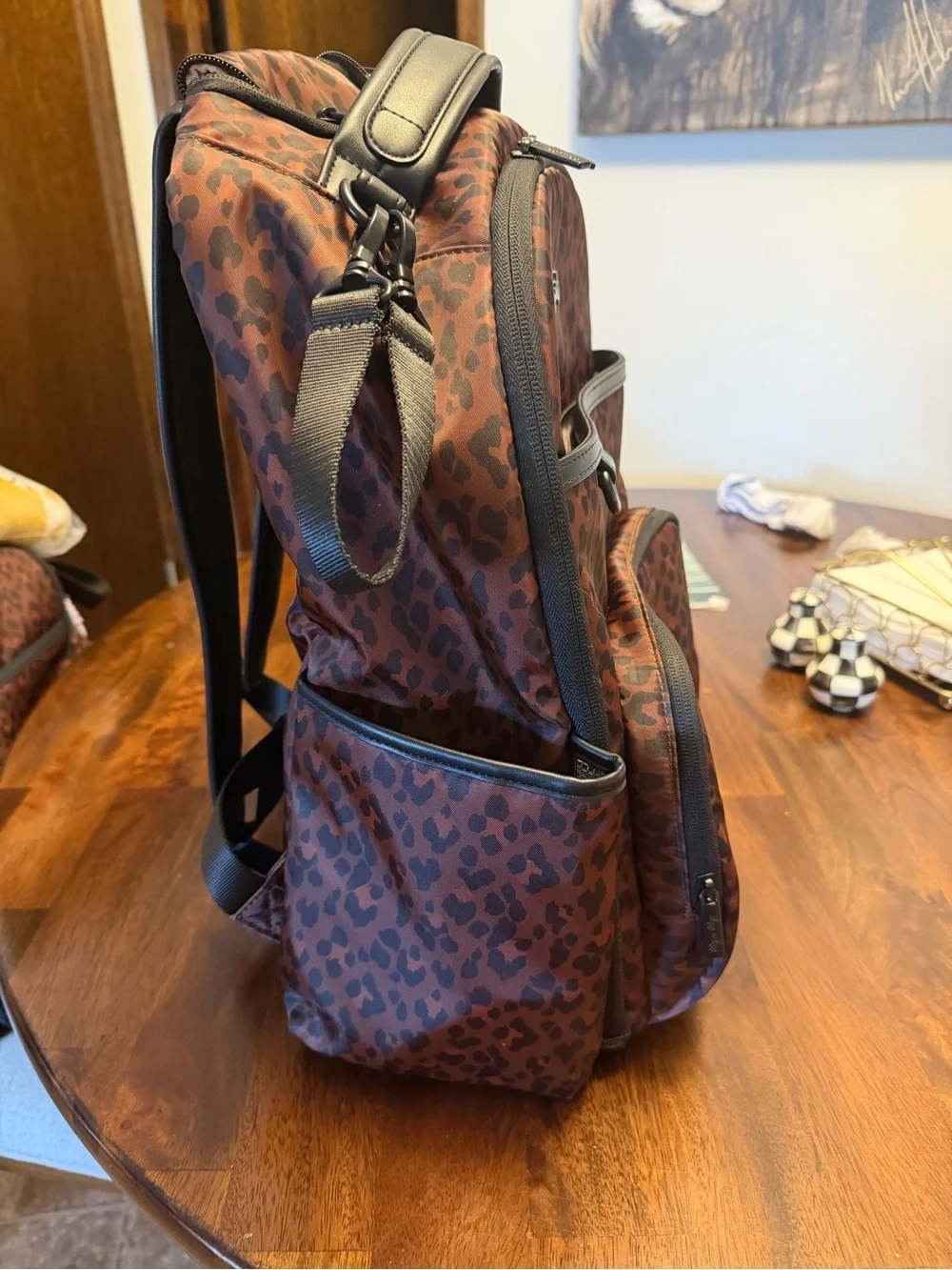 ITZY RITZY ‘BOSS PLUS’ LARGE LEOPARD DIAPER BAG